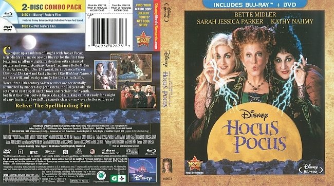 Hocus Pocus (1993) Blu-Ray Cover 