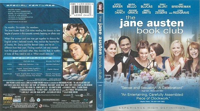 The Jane Austen Book Club (2007) Blu-Ray Cover 