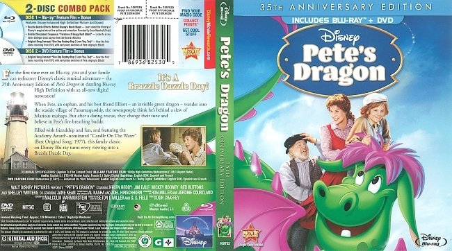 Pete's Dragon (1977) Blu-Ray Cover 