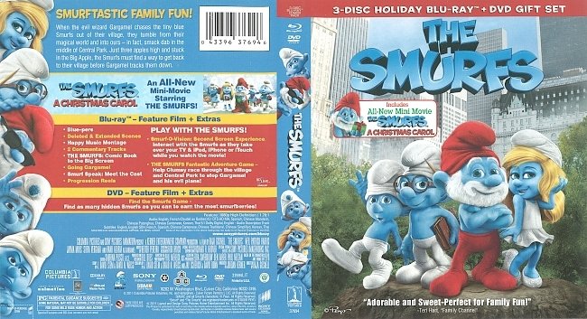 The Smurfs (2011) Blu-Ray Cover 
