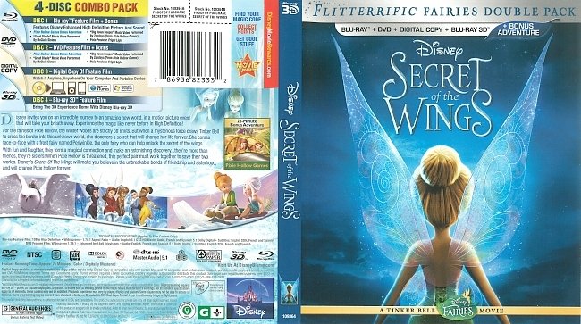 Secret of the Wings  Blu-Ray Cover 