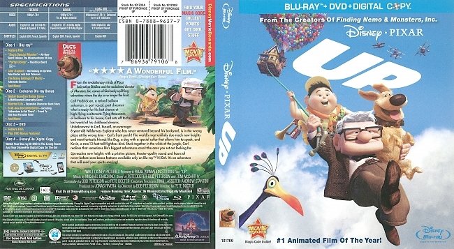 Up (2009) Blu-Ray Cover 