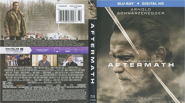 Aftermath (2016) Blu-Ray Cover & label 
