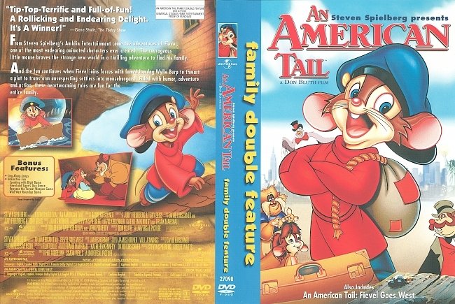 An American Tail And Feivel Goes West Double Feature (2005) R1 DVD Cover 