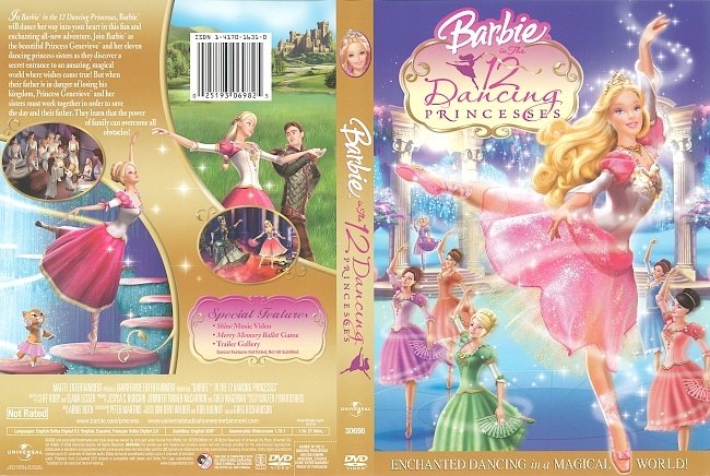 Barbie in the 12 Dancing Princesses (2006) R1 Cover 