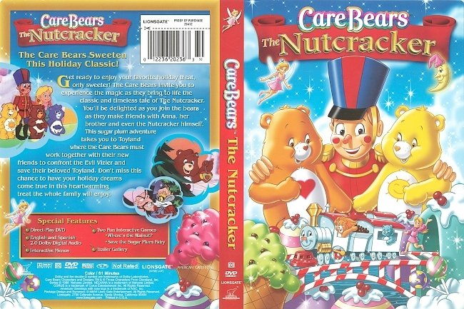 Care Bears: The Nutcracker (1988) R1 DVD Cover 