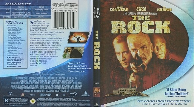 The Rock (2008) Blu-Ray Cover & Label 