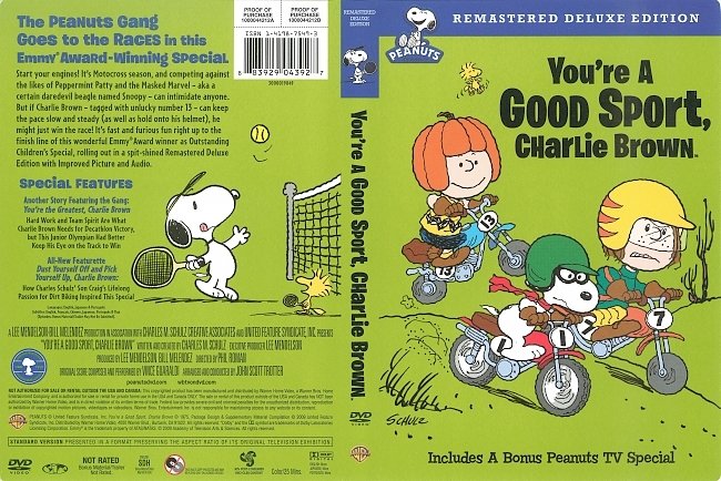 You’re A Good Sport, Charlie Brown (2009) R1 DVD Cover 