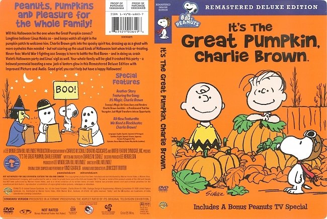 It’s the Great Pumpkin, Charlie Brown (2008) R1 DVD Cover 