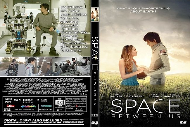 The Space Between Us (2017) Covers & Label 