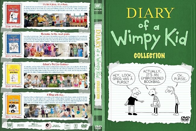 Diary of a Wimpy Kid Collection (2010-2017) Covers 