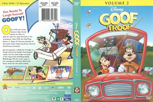 Goof Troop Volume 2  R1 DVD Cover 