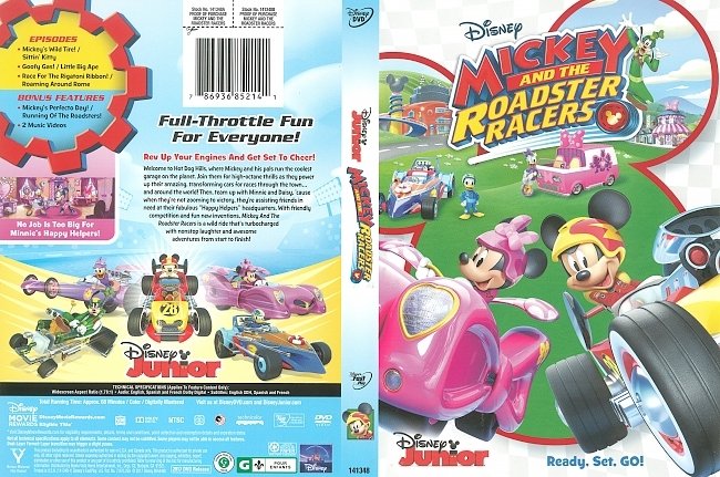 Mickey and the Roadster Racers (2017) R1 DVD Cover 