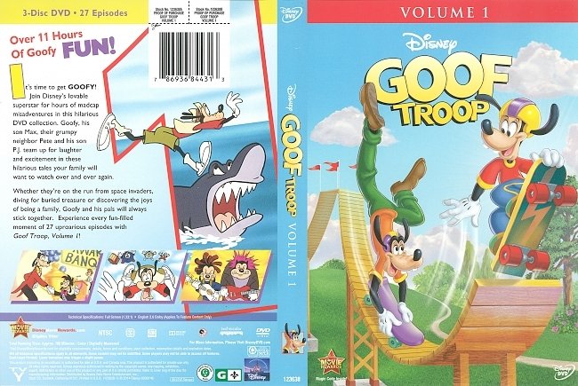 Goof Troop Volume 1  R1 DVD Cover 