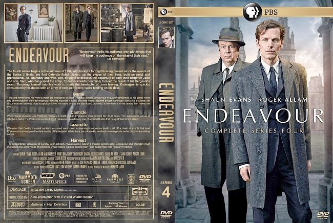 Endeavour – Series 4 (2017) Covers & Labels 