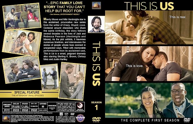 This Is Us – Season 1 (2017) R1 Custom DVD Covers 