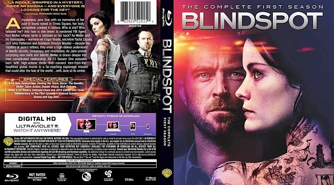Blindspot: Season 1  Blu-Ray Cover 