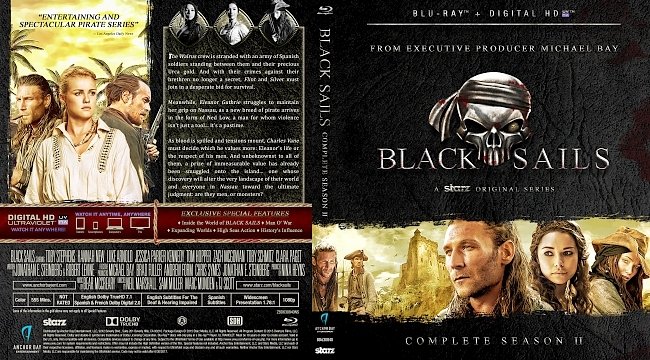 Black Sails: Season 2  Blu-Ray Cover 