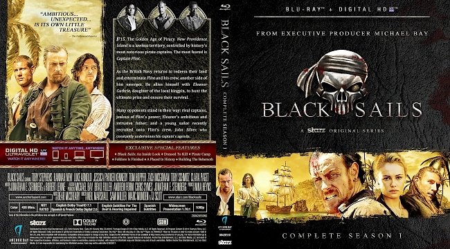 Black Sails: Season 1  Blu-Ray Cover 