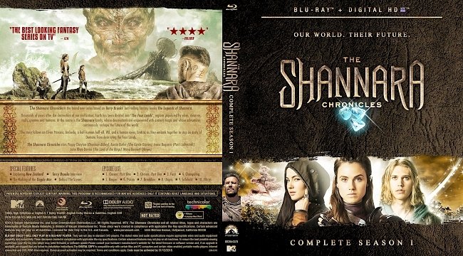 The Shannara Chronicles: Season 1 (2016) Blu-Ray Cover 