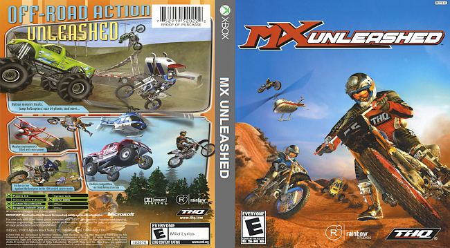 dvd cover MX Unleashed Xbox Compatible with Xbox One (2004) Covers