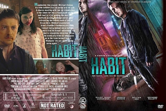 dvd cover Habit (2017) R1 Custom DVD Cover