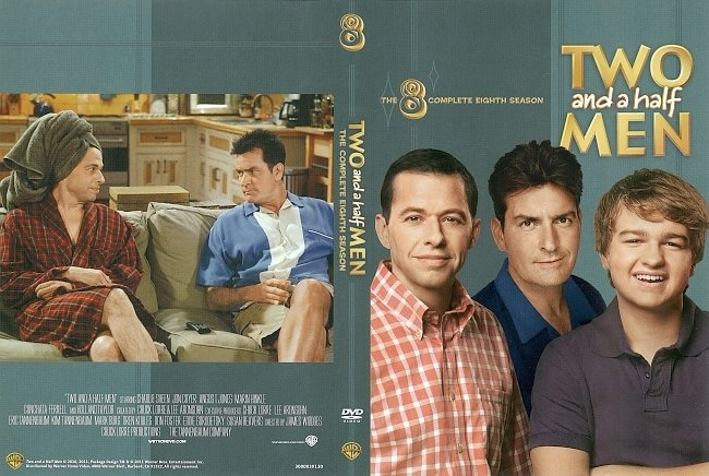 Two and a Half Men Season 8 (2011) R1 DVD Covers 