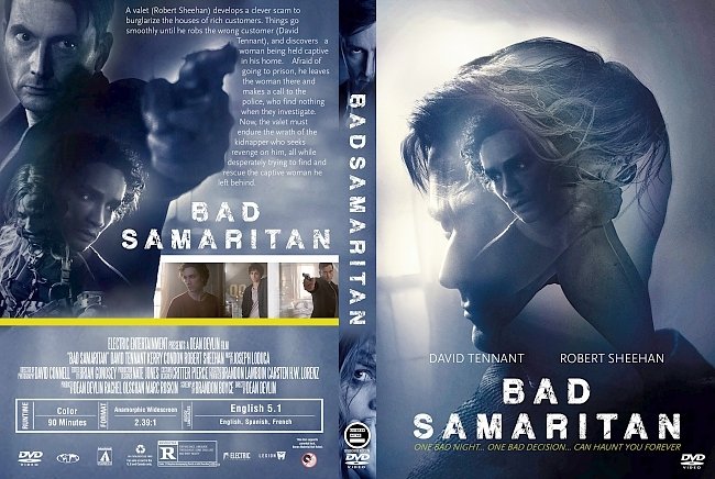 Bad Samaritan (2018) R1 Custom DVD Cover 