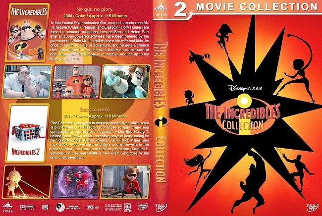 dvd cover The Incredibles Collection (2004-2018) R1 Custom DVD Cover