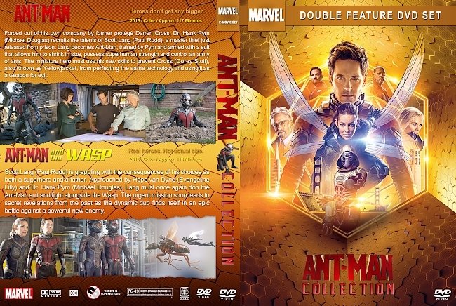 dvd cover Ant-Man Collection (2015-2018) R1 Custom DVD Cover