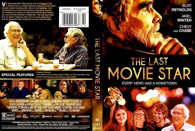 dvd cover The Last Movie Star (2017) R1 DVD Cover