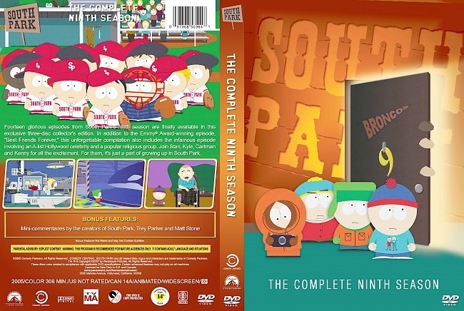 South Park – Season 9 (2005) R1 Custom DVD Cover 