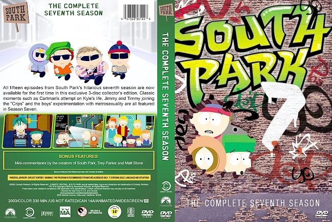 dvd cover South Park â€“ Season 7 (2003) R1 Custom DVD Cover