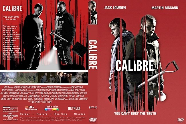 Calibre (2018) R2 CUSTOM DVD Cover & Label 