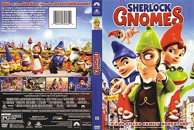dvd cover Sherlock Gnomes (2018) R1 DVD Cover