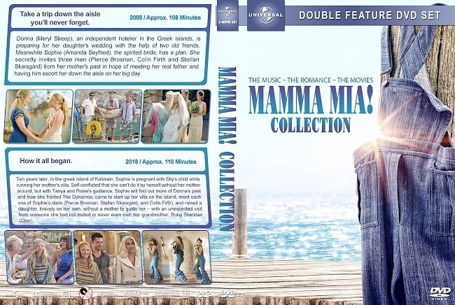 dvd cover Mamma Mia Collection (2008-2018) R1 Custom DVD Cover