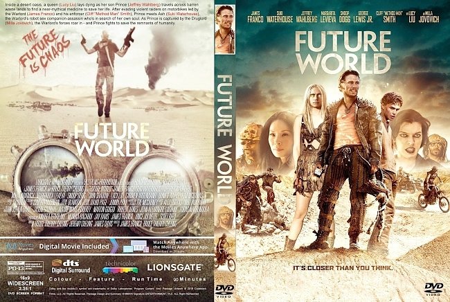 dvd cover Future World (2018) R1 Custom DVD Cover & Label
