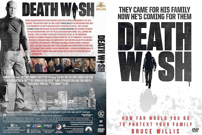 dvd cover Death Wish (2018) R1 Custom DVD Cover