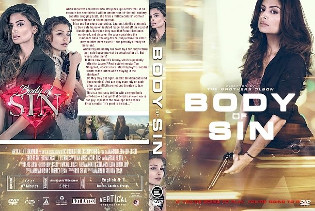 dvd cover Body Of Sin (2018) R1 Custom DVD Cover