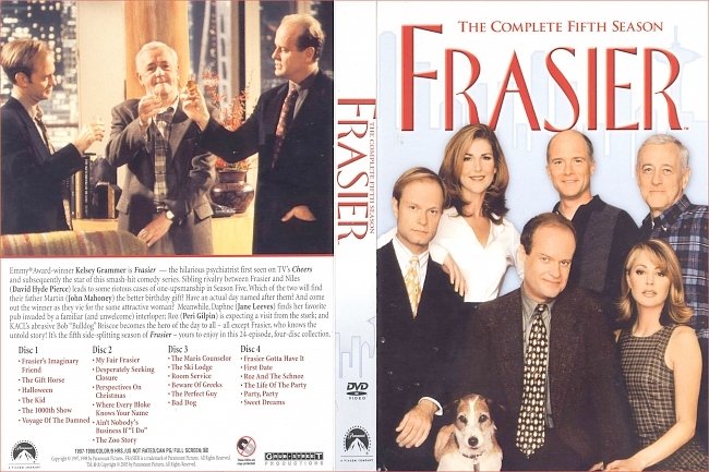 Frasier: Season 5 (1997) R1 DVD Cover 