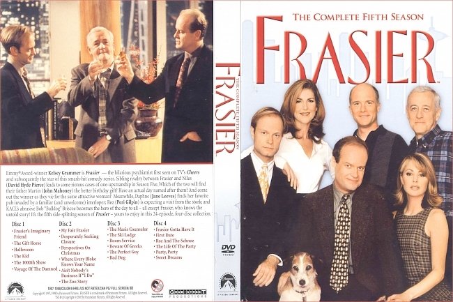 dvd cover Frasier: Season 5 (1997) R1 DVD Cover