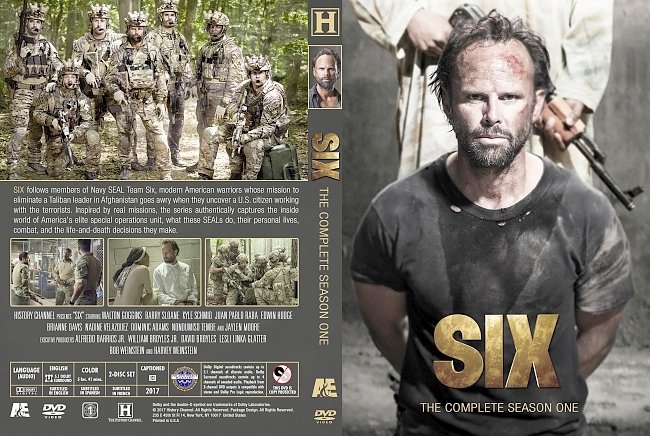 Six: Season 1 (2017) R1 Custom DVD Cover 