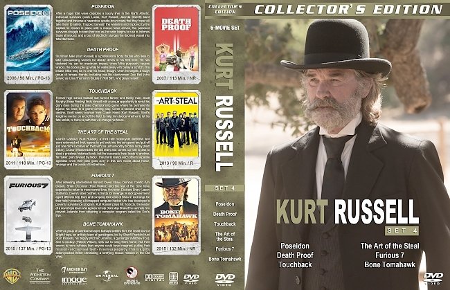 Kurt Russell Collection – Set 4 (2006-2015) R1 Custom DVD Covers 