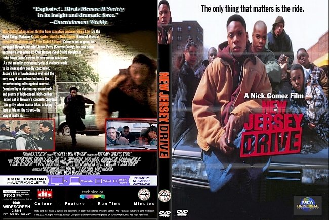 New Jersey Drive (1995) R1 CUSTOM DVD Cover 