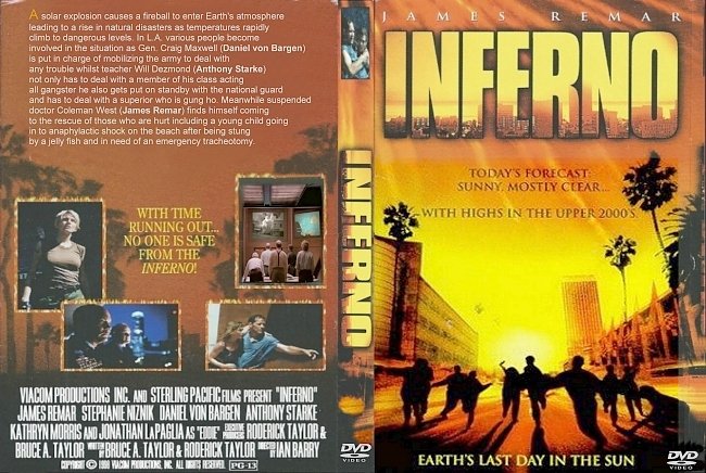 Inferno (1998) R1 CUSTOM DVD Cover 