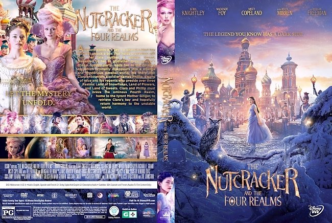 The Nutcracker and the Four Realms (2018) R1 DVD Cover 