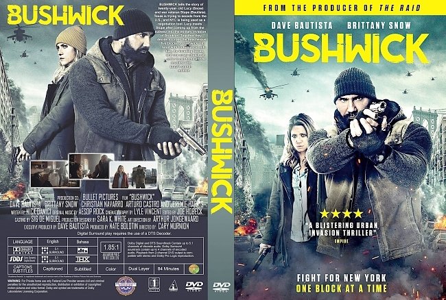 Bushwick (2017) R1 Custom DVD Cover 