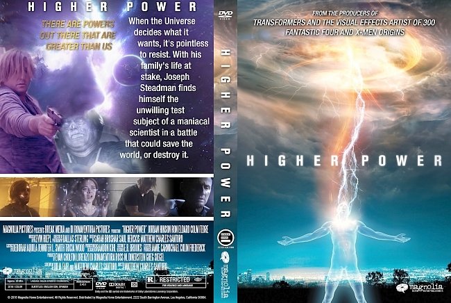Higher Power (2018) R1 Custom DVD Cover 