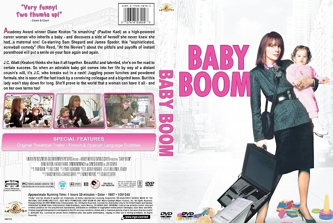 Baby Boom (1987) R1 Custom DVD Cover & Label 
