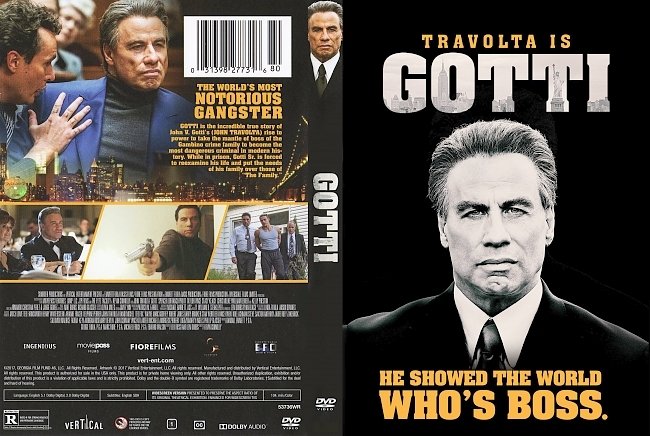 GOTTI (2018) R1 DVD Cover 